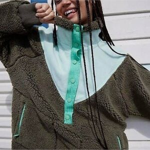 Free People Fall to Rise Fleece Quarter Snal